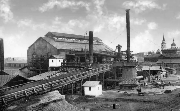 Доменный цех Нижнетагильского железоделательного завода. Фото конца XIX века.