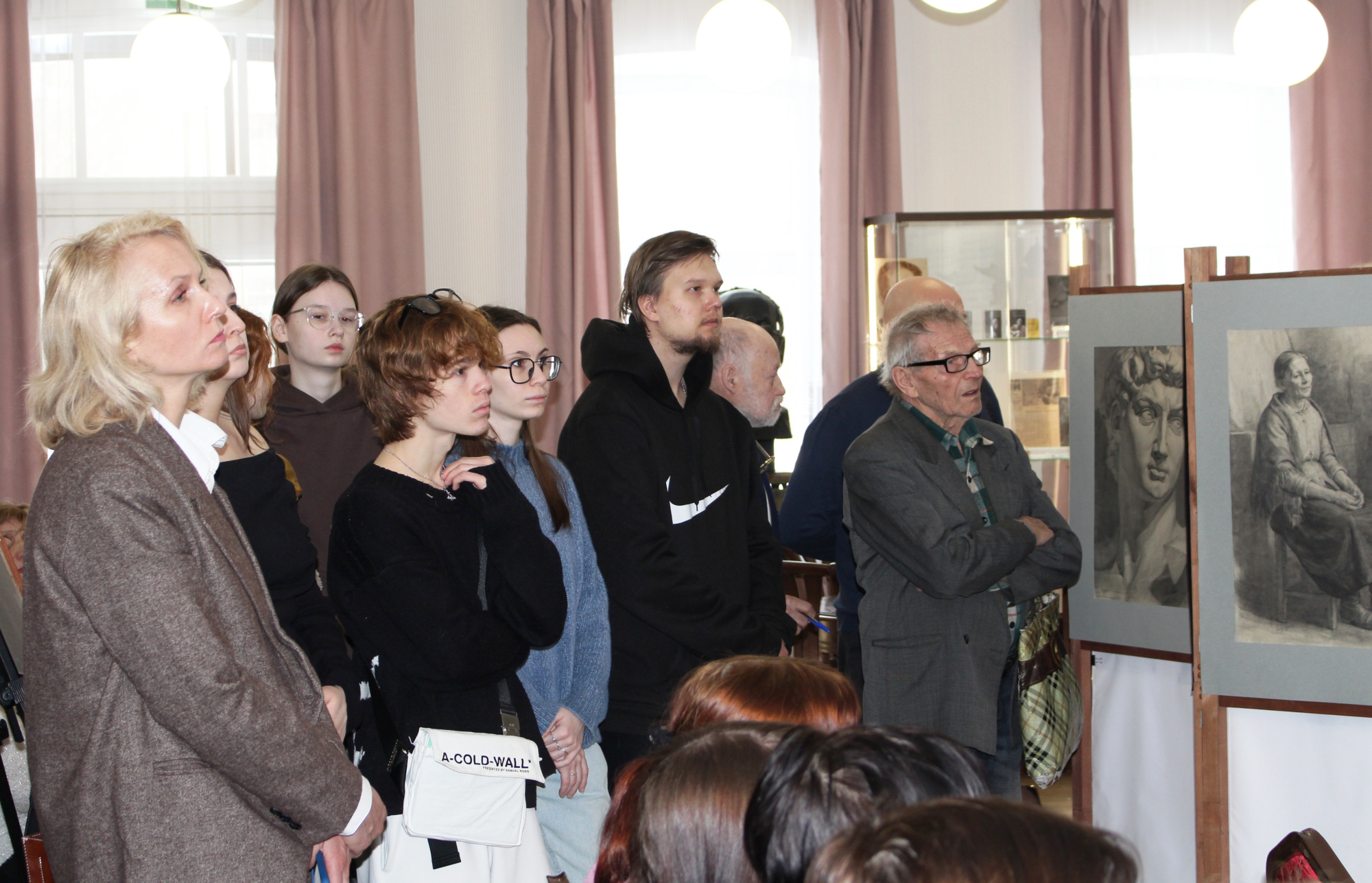 Открытие выставки Леонтия Зудова