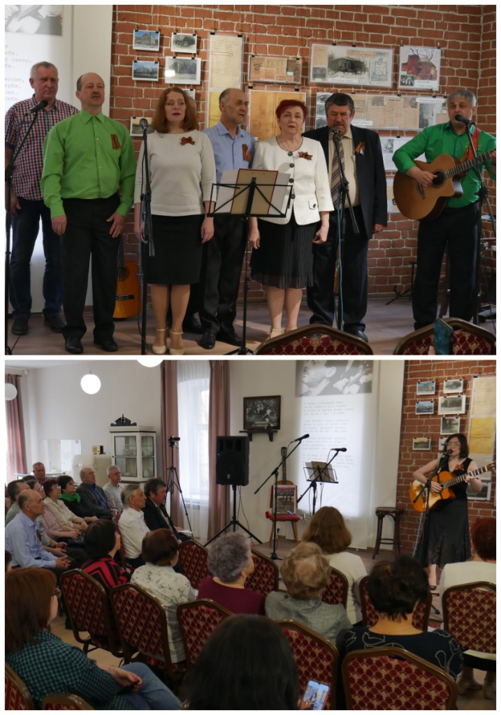 Фото. 22 апреля на небольшой «домашней» сцене выступили участники Нижнетагильского клуба авторской песни «Зеленая лампа»